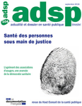 Dossier : Santé des personnes sous main de justice