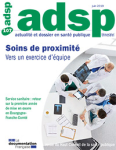Dossier : Soins de proximité : vers un exercice d'équipe