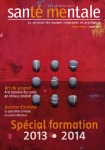 Sant mentale, Hors-série Août 2013 - août 2013 - Spécial formation 2013 - 2014
