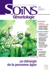Bibliographie : la dépression de la personne âgée